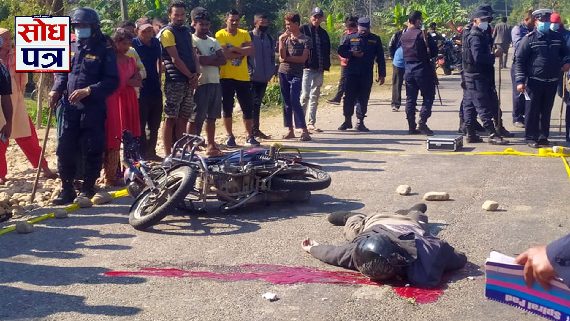 कञ्चनपुरमा मोटरसाईकल दुर्घटनामा प्रहरी हवल्दारको मृत्यु