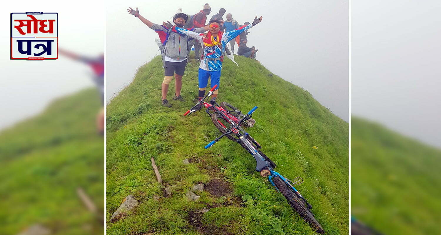 इतिहास रच्दै धनगढीबाट सफलतापूर्वक बाजुराको बडिमालिका पुगी छोडे साइकल यात्री !