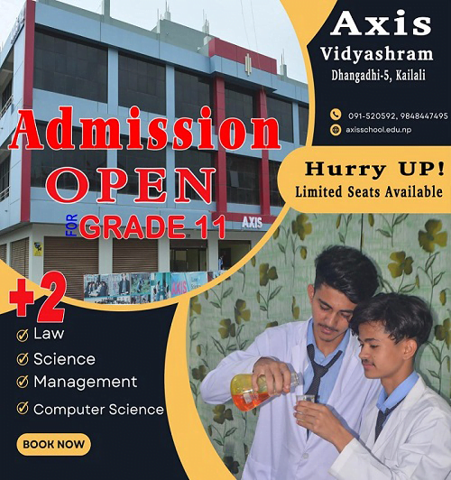 Axis Vidyashram plus 2 in Law, Science & Management