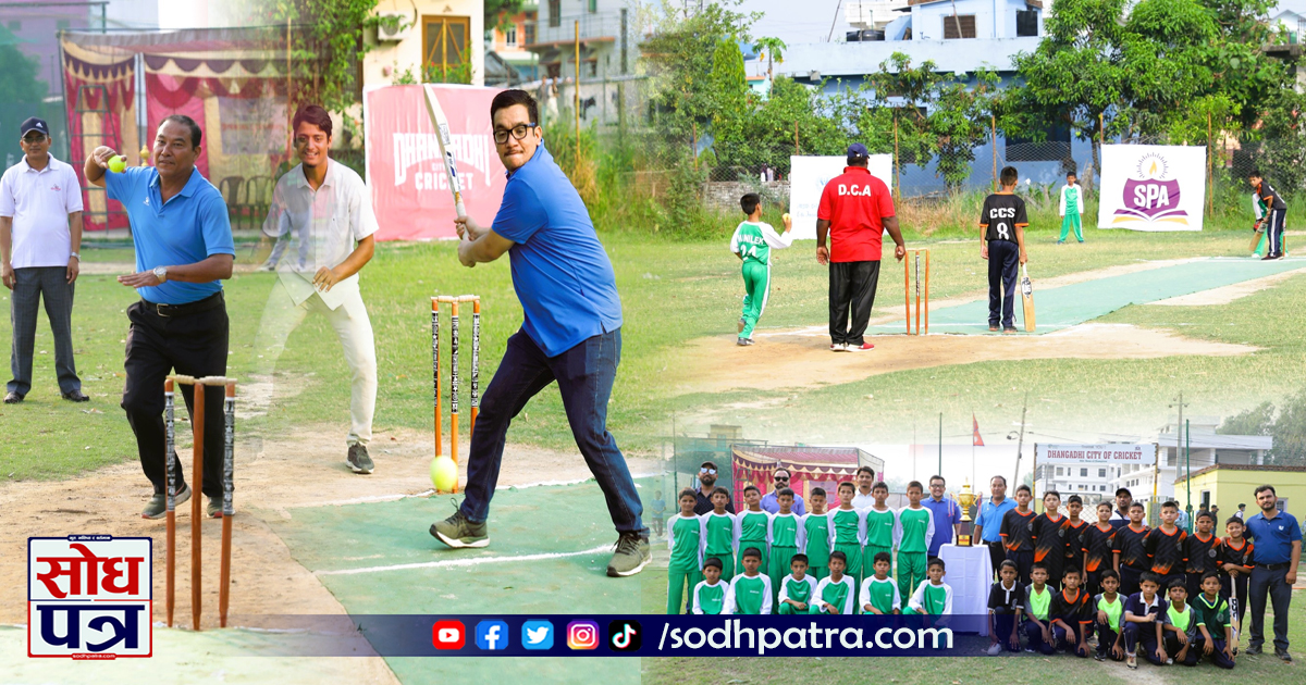 कक्षा ६ मुनिका विद्यार्थीहरूको अन्तर विद्यालय क्रिकेट प्रतियोगिता धनगढीमा सुरु