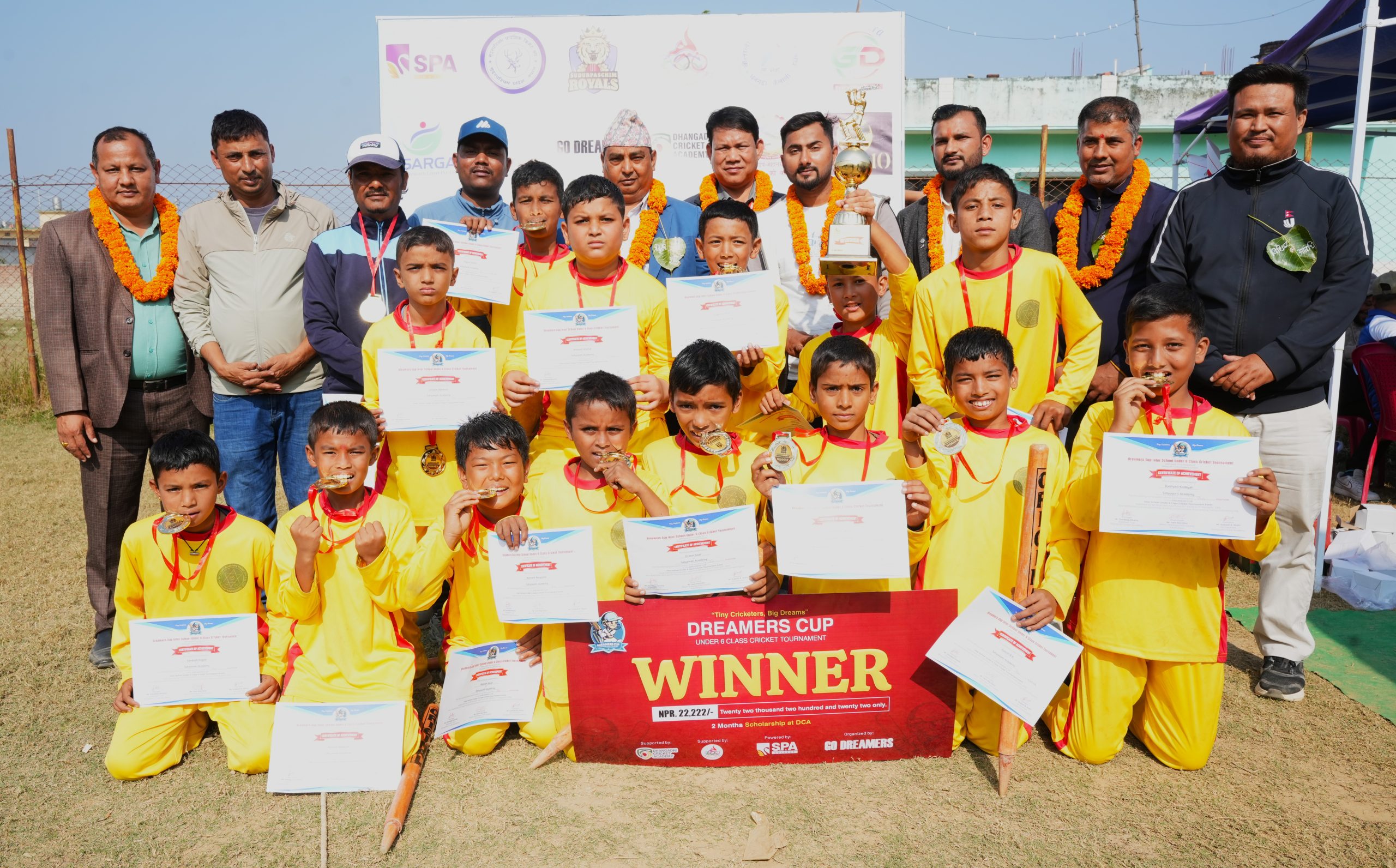 ड्रिमर्स कप २०८२को उपाधि सत्यवती एकेडेमीलाई, वेस्टर्न क्रिस्टल उपविजेता