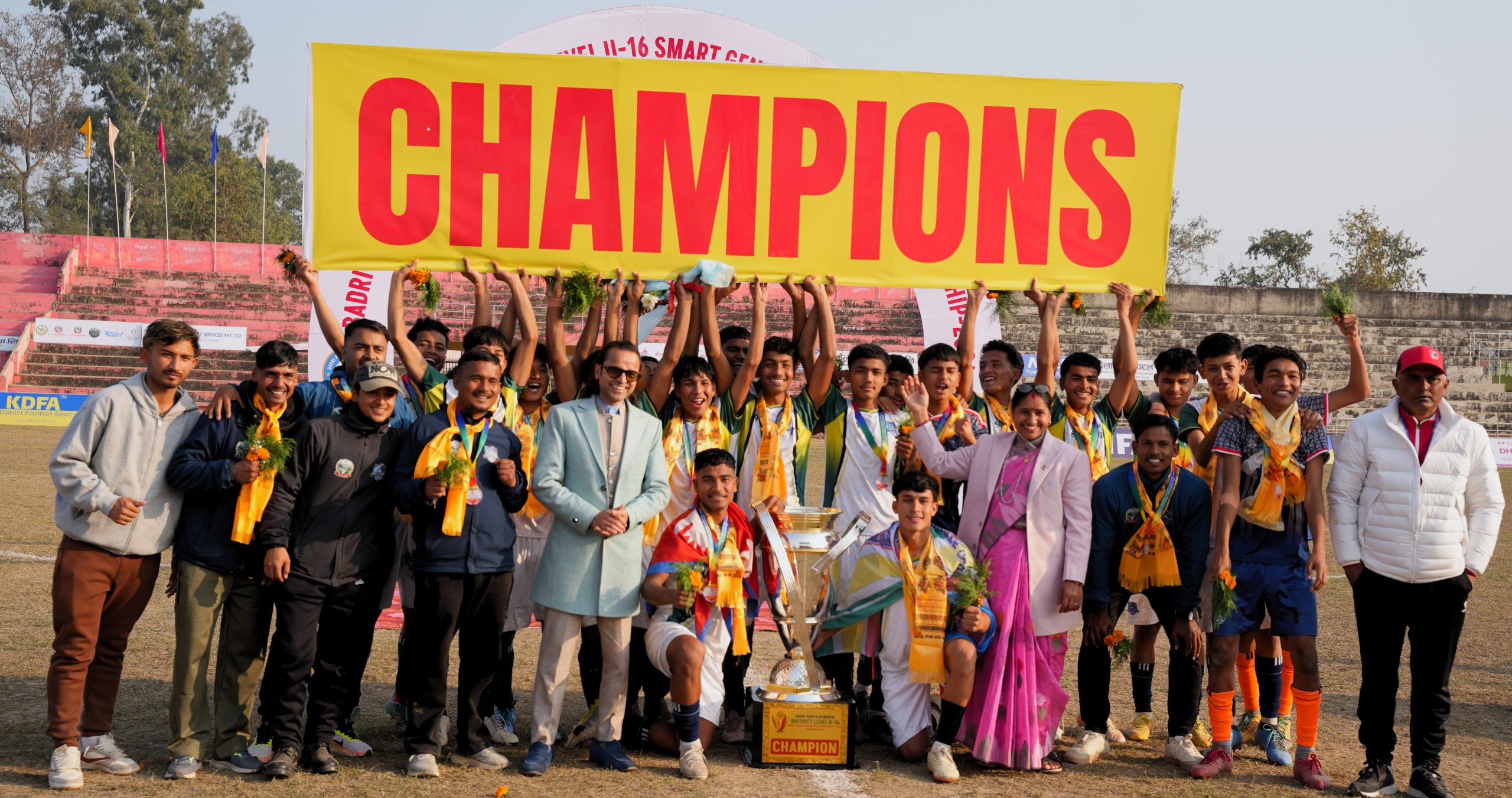बद्री–कुन्ता मेमोरियल यू–१६ च्याम्पियनसिपको उपाधि संघर्ष स्पोर्ट्स क्लब गोदावरीलाई