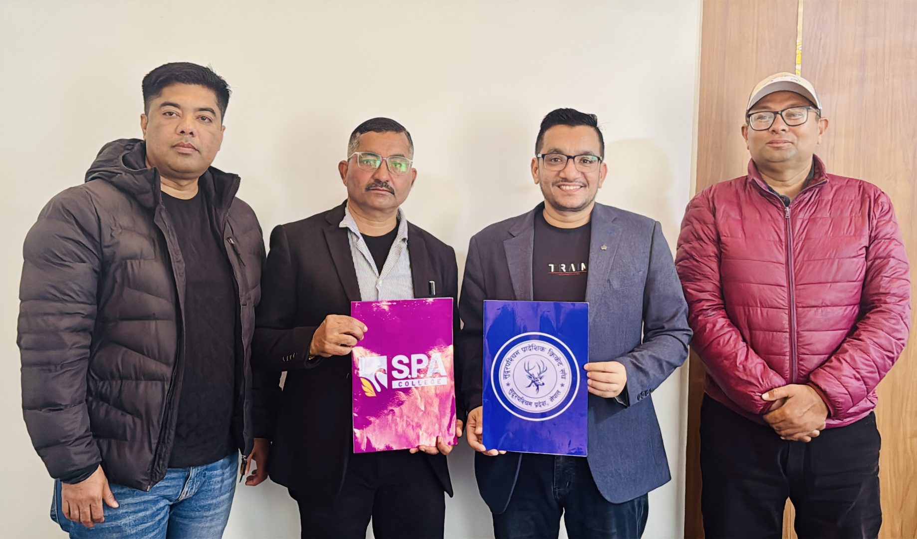 एसपिए कलेज र सुदूरपश्चिम प्रादेशिक क्रिकेट संघ बिच ३ वर्षे मुख्य प्रायोजन सम्बन्धी सम्झौता